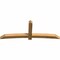 Ekena Millwork Bellingham Rough Sawn Timber Gable Bracket, Western Red Cedar, 108"W x 40"H x 6"D x 6"F, 9/12 Pitch GBW108X40X0606BEL00RWR - alternate 2